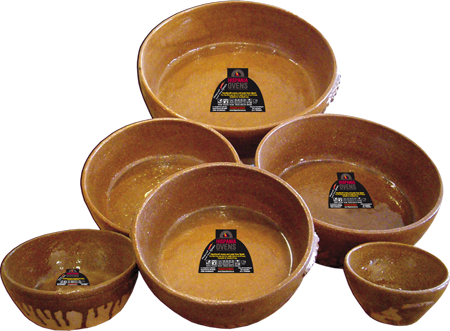 Cazuela honda sopera de barro Hispania Ovens